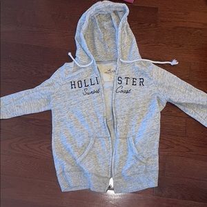 Hollister zip up sweater